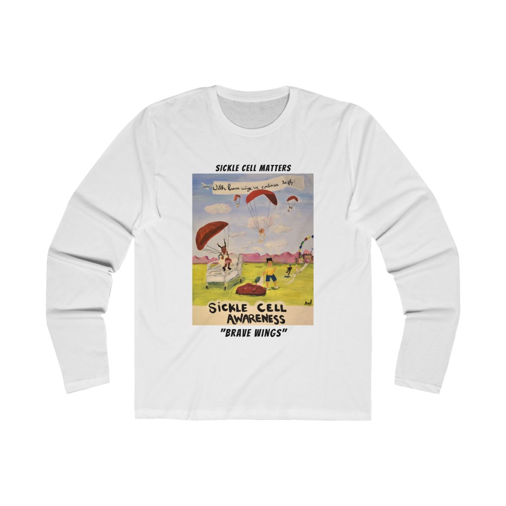 The Sickle Cell Warrior 2021 Special Edition – Brave Wings (Long Sleeve Crew Tee)