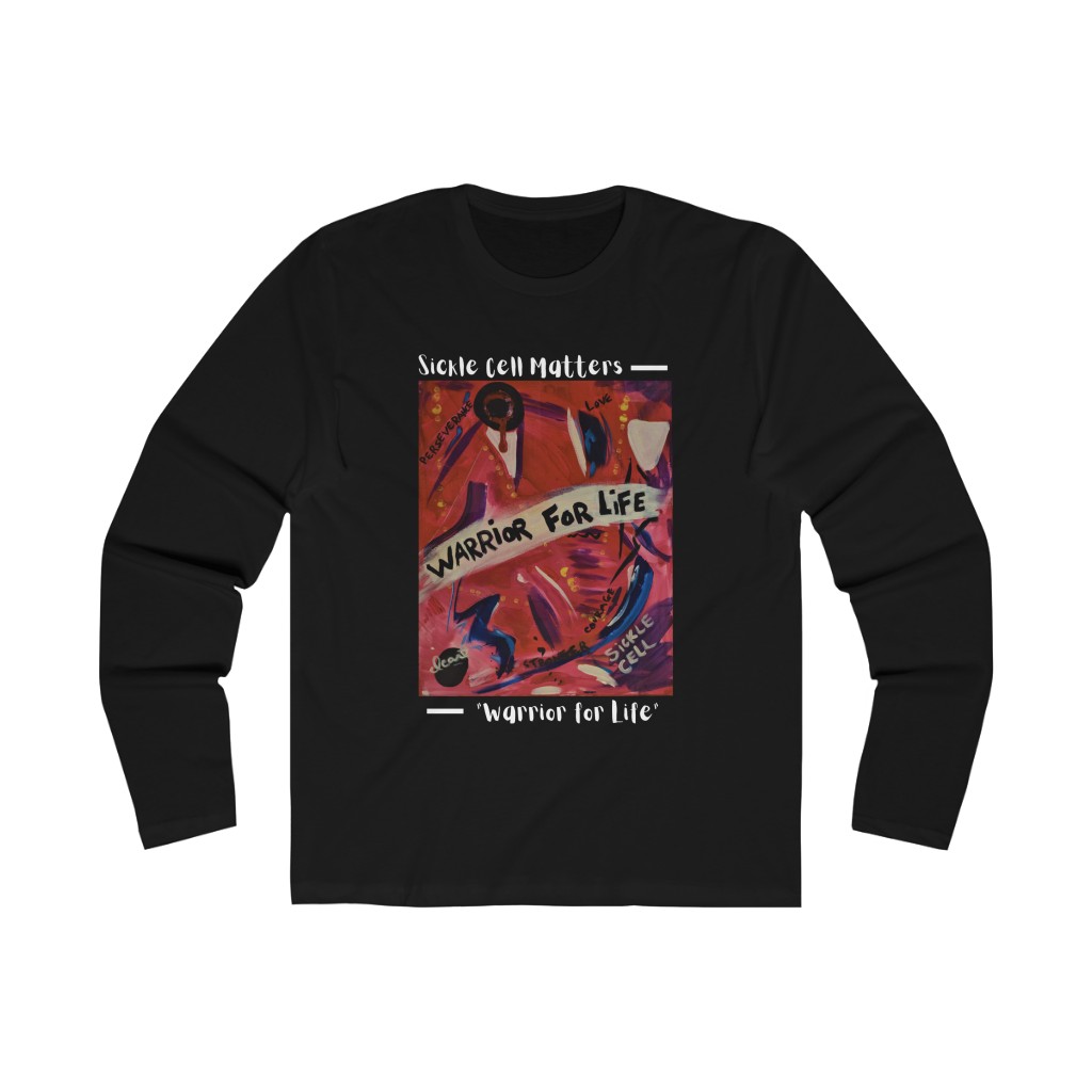 The Sickle Cell Warrior 2021 Special Edition: Warrior For Life (Long Sleeve Crew Tee)