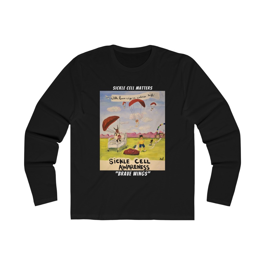 The Sickle Cell Warrior 2021 Special Edition: Brave Wings (Long Sleeve Crew Tee)