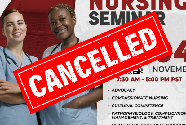 9th Annual SCD Nursing Summit Canceled