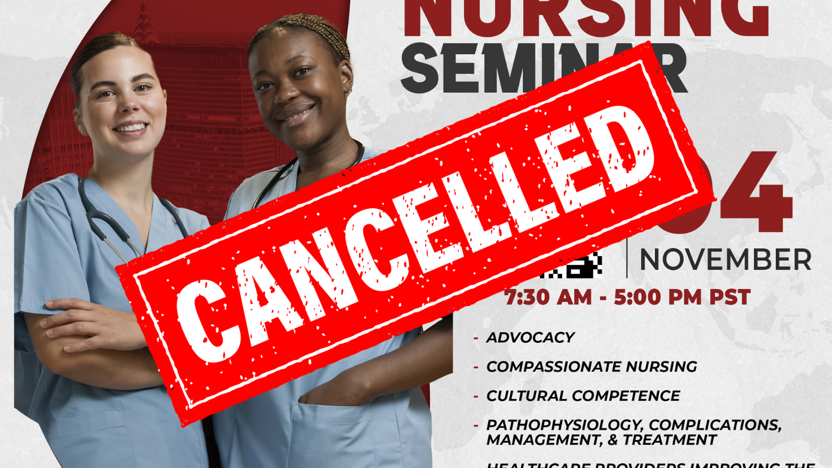 9th Annual SCD Nursing Summit Canceled